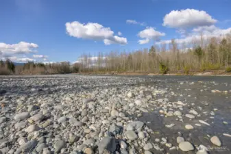 Enjoy direct access to the river with peaceful, scenic surroundings.