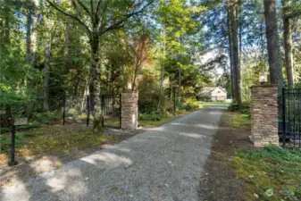 Enter through the front gate and enjoy the ease and accessibility that makes this home so welcoming.