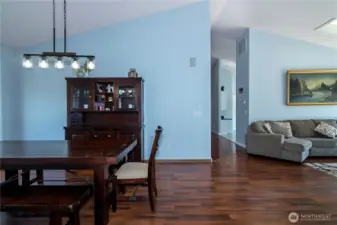 Upstairs living area