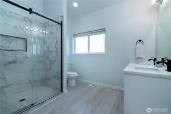 Upstairs guest bathroom