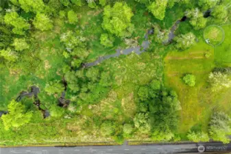 Arial Directly Above Property