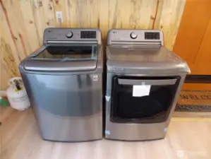 New washer and dryer.