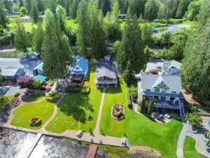 Overhead shot of property.