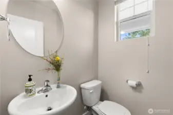 Main floor powder room