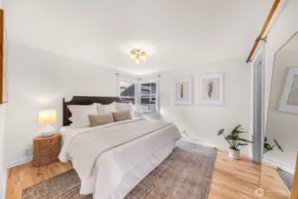 Primary bedroom on main level