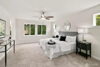 Home is under construction. Photos are of a previously built home from the same community with similar finishes that are staged. Builder reserves the right to change features, plans, prices & specifications without notice. Features vary by plan. Buyer to verify square footage.