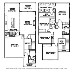 Each member of the Rob Rice Homes family is a separate limited liability company or corporation.  Each of the Rob Rice Homes communities is developed, constructed, sold and warranted by a separate limited liability company or corporation.  Builder reserves the right to change features, plans, pricing & specifications without notice. Buyer to verify square footage. Features vary by home. 2/2025