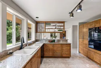 Kitchen off the formal dining room.