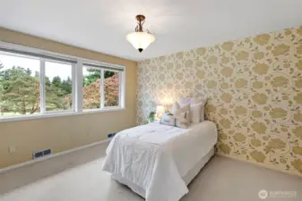 Bedroom #2 with views of the golf course.