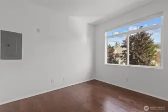 Second bedroom perfect for guest room, office, or flexible living space