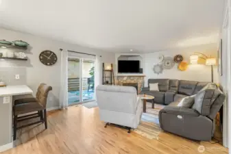Family Room, Door to back porch