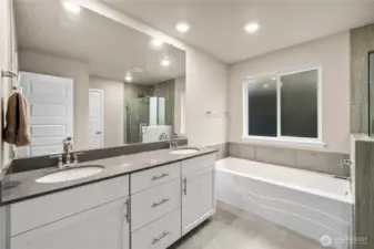 Primary bath with a nice window to let the fresh air and sun in!