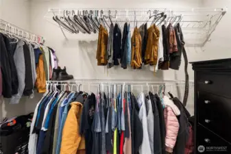 Nice walk in closet
