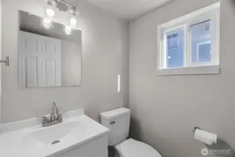 First floor half-bath