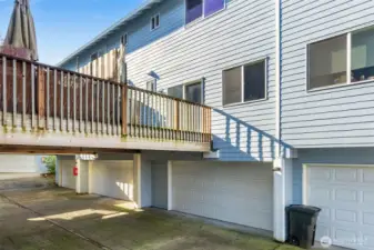 Private 2-car garage.