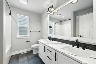 Upstairs Hallway Bathroom