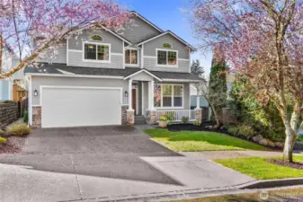 Spring blossoms introduce this big and beautiful home in a great West Olympia location!