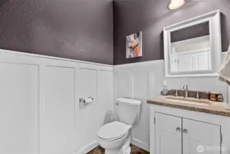 Downstairs half-bath.