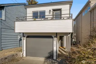 Deck one of three. This one points at downtown. Homes in fore ground slated for removal