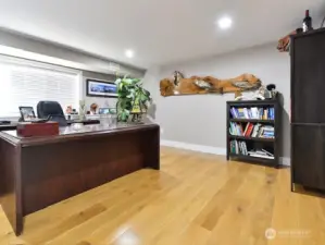 Downstairs secondary bedroom could also be used as a den/office or entertainment room.