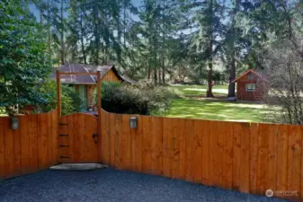 Welcome to this enchanting property featuring an unfinished cottage and two dry  outbuildings. The perfect set up for a home office, shop, and extra storage.  All this and near downtown Langley.