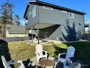 Large covered patio