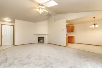 The space in this family room is fantastic.