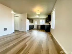 Living Area to Kitchen