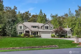 A sanctuary of sophistication and natural splendor in the premier gated community of Aldarra Ridge Estates. Crafted in 2014 by Murray Franklyn Homes, this private estate rests on three acres with an oversized 4-car garage enveloped by 200+- acres of protected woodlands.