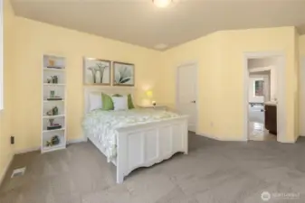 Three good sized bedroom all with access to full bathrooms.