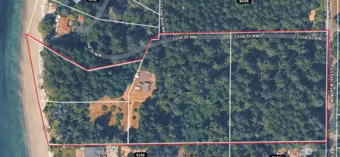 Ariel View of each one of the 4 lots.