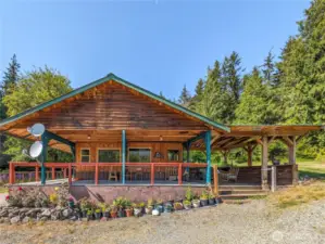 Main House and covered deck space