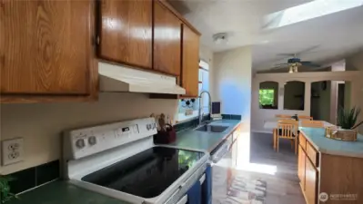 Kitchen from the laundry room
