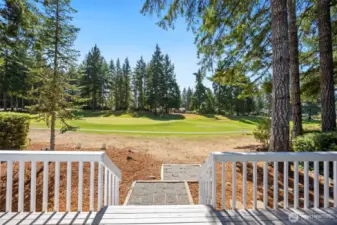 Deck w/Golf Course View