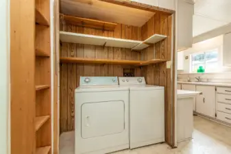 Laundry closet