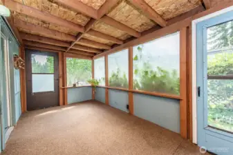 Inside the sunroom