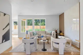 Picture from previous model home - Living room