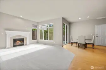 Living Room with gas Fireplace