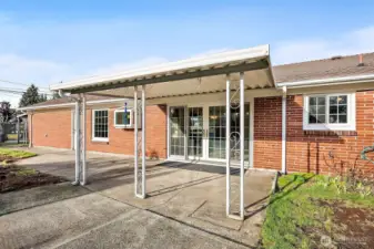 Rear View of the Property