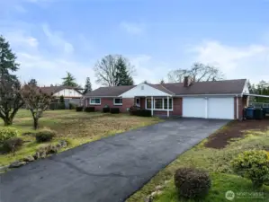 Ready for Your Ideas...Look at that Driveway!