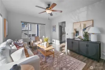 Newly painted interior