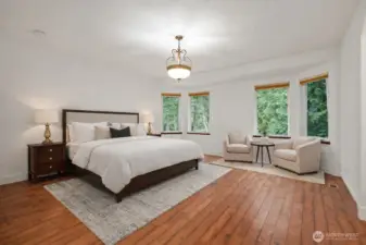 Primary Bedroom virtually staged