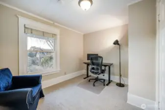 One of 3 bedrooms upstairs.