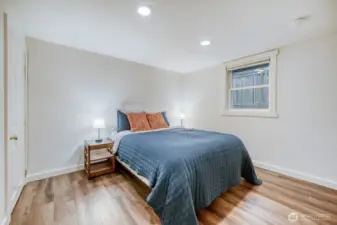 Lower level bedroom.