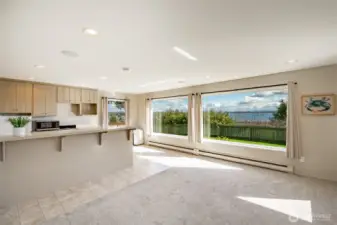 2nd kitchen at the garden level. This level has three bedrooms and one bath.