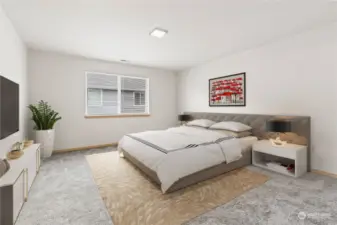 Spacious Upper Level Bedroom#2- Virtually Staged