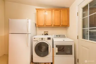 Utility Room with storage area