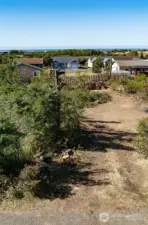 16 ft height view, the house can be built to view from the second floor.
