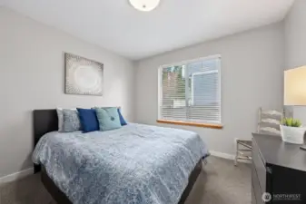 Bedroom #1 on main floor. Call it a guest bedroom?