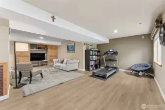 Welcome to the daylight basement. You will want to spend most of your time here